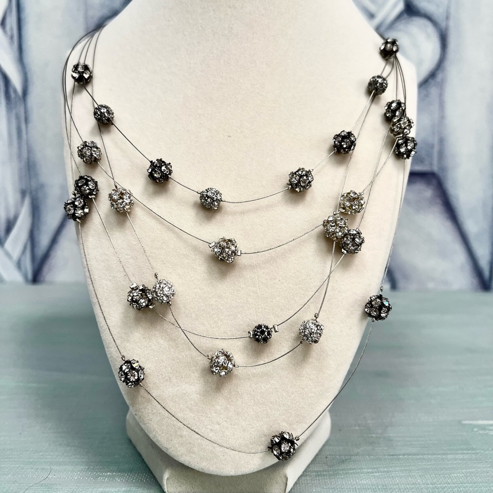 Chico's Brille Multi Strand Necklace